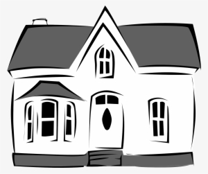Black And White Cartoon House Clipart Best, Black And - House Cartoons  Black And White Transparent PNG - 1979x1660 - Free Download on NicePNG