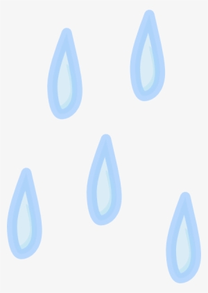 Raindrops Clipart Rain Droplet - Cartoon Rain Drops Png