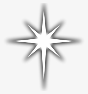 Line Art Star Freeuse Stock - White Star Images Png