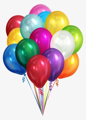 Bunch Of Balloons Transparent