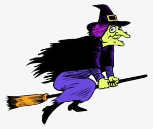 Free Png Witch Png Images Transparent - Witch On Broomstick Clipart