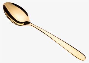 Milano Dinner Spoon Gold-plated - Gold Spoon Png
