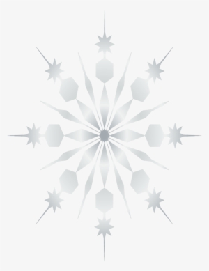 Holidays - Snowflake Clipart Black Background