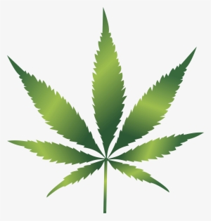 Free Clipart Of A Cannabis Leaf - Cannabis Leaf Clip Art