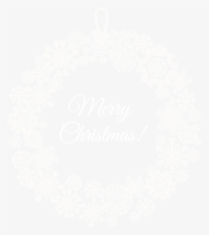 White Christmas Wreath Png
