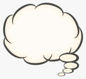 Clouds Clipart Thought Bubble - Thought Bubble Black Background