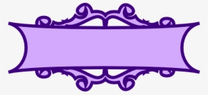 Banner Clipart Fancy - Purple Ribbon Banner Png