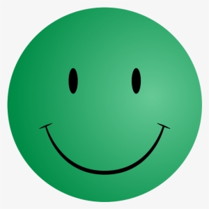 Green Smiley Face Png - Green Happy Face No Background