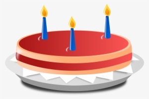 This Free Icons Png Design Of 3 Candle Cake