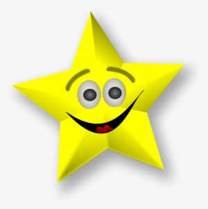 Gold Star Star Clipart And Animated Graphics Of Stars - Cartoon Stars With Faces