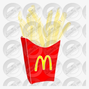 Mcdonalds - French Fries Stencil
