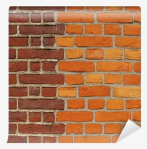 Brick Wall With Different Colors Of Mural - Brick