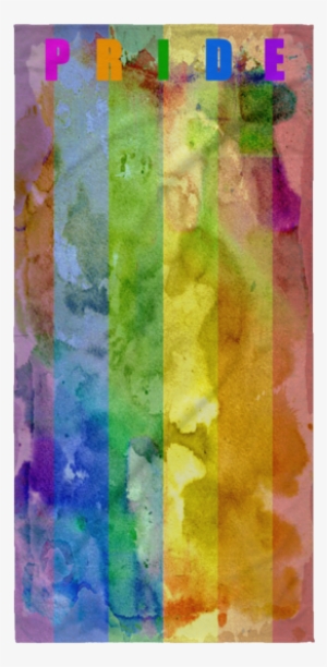 Gay Pride Flag Watercolor - Modern Art