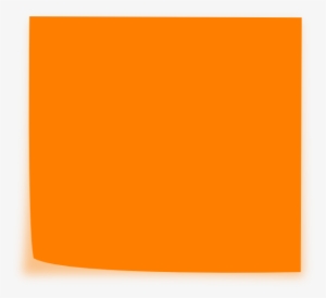 Orange Sticky Note Png - Post-it Note