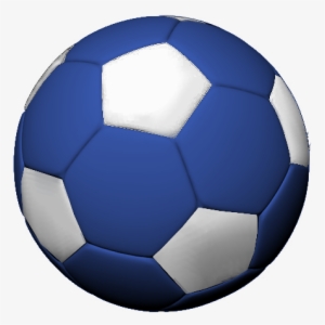 Soccerball - Blue Soccer Ball Png