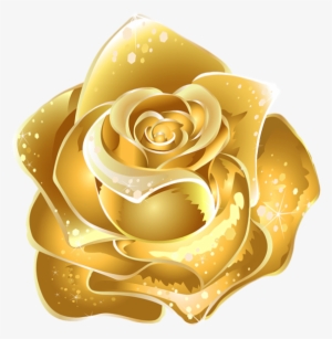 Gold Png Picture - Gold Flower Png