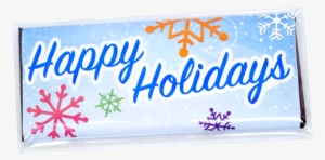Happy Holidays Candy Bar Wrappers
