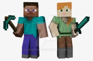 Characters Is A Character From Cool And - Alex Y Steve Minecraft