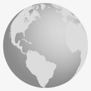 This Free Icons Png Design Of Grayscale Earth Globe