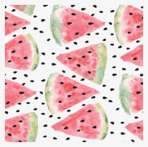 “ “ “ - Watercolor Pattern Background Watermelon