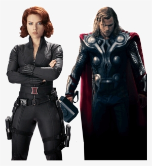 Black Widow Thor Png - Scarlett Johansson Black Widow Costume