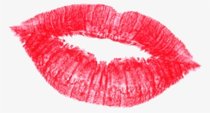 Lipstick Print Png - Red Lip Kiss Png