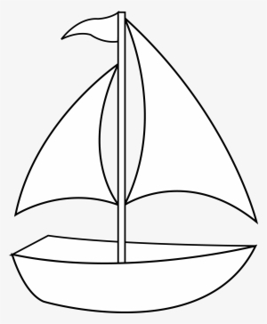 Clip Free Clipart Sailboat - Small Sail Boat Clipart