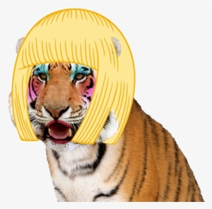 Grft Beauty Queen Wig - Uncle Grandpa Giant Realistic Flying Tiger Human