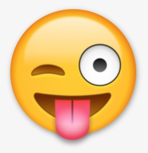 Blushing Emoji Png Hd - Sticking Tongue Out Emoji