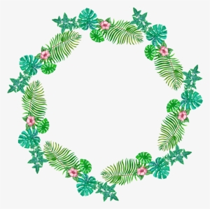 This Graphics Is Tropical Leaf Ring Png Transparent - Portable Network Graphics