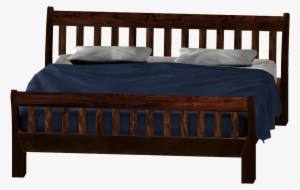 Subqueen Sized Bed - Furniture