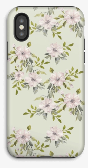 Pink Flowers Case Iphone X Tough - Blomster Cover Iphone 5s