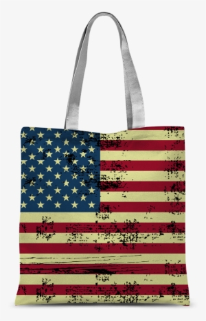 American Flag ﻿classic Sublimation Tote Bag - Apolo 11 Flag Usa