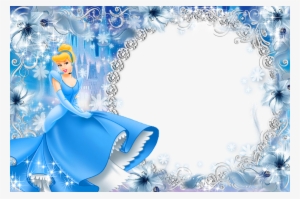 Photo Frame For Girls Cinderella - Disney Frame Png