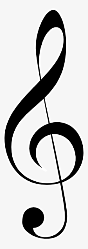 Clef No Background Manqal - Black And White Treble Clef