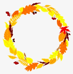 Free Fall Leaves Border Png - Autumn Leaf Frame Png