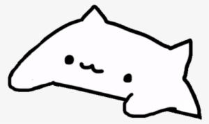 Black Black And White Mammal Fish Monochrome Photography - Bongo Cat Meme Template