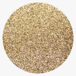 71 White Gold - Gold Glitter Circle Png