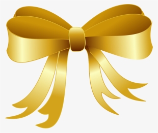 Gold Ribbon Png Background Image - Christmas Clip Art Gold