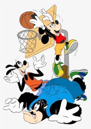 Mickey Mouse Pals Clipart - Disney Basketball Clipart
