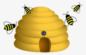 Bee Hive Clipart School - Bumble Bee Clip Art