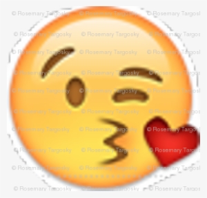 Kissy Face Emoji - Kissy Face Emoji Kiss Heart Wink Kissing