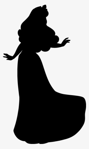 disney princess silhouette outline