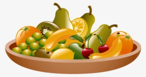 Fruits Clipart Png - Bowl Of Fruits Clipart
