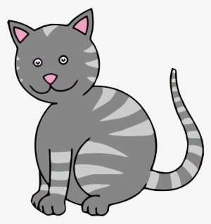 Gray Color Cat Clipart Png - Cat Clipart Png