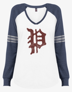 Retro Philadelphia Baseball Ladies' Game Long Sleeve - Shirt