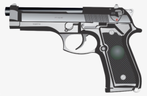 Handgun Drawing 9mm Pistol