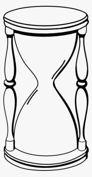 Hourglass Clip Art - Hour Glass Black And White