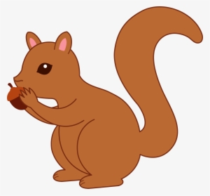Acorn Clipart Fox Squirrel Graphic Royalty Free Download - Squirrel Clipart