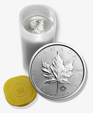 Roll Of - 2017 1 Oz Reverse Proof Silver Maple Leaf